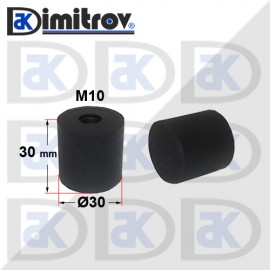 Антивибрационен тампон М10 х Ø30 х 30 mm